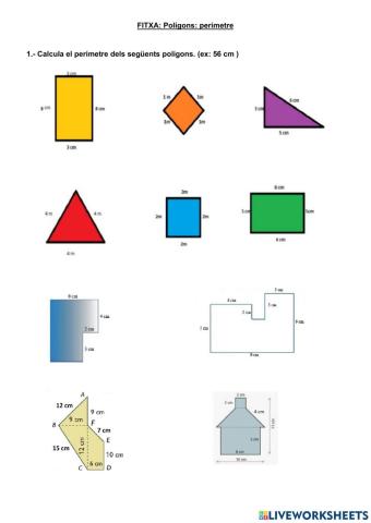 Polígons: perímetre