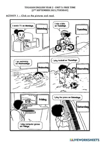 Superminds Unit 5: Free Time (Present Simple)(Writing)