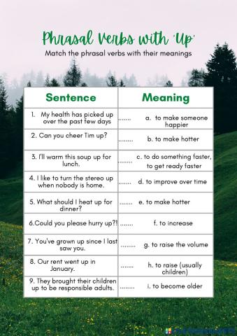 Phrasal Verbs