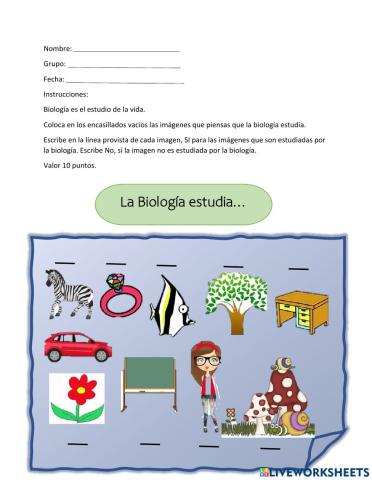 ¿Qué es la biología?