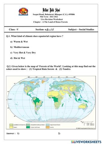 Chapter : 6  The Land of Dense Forests 