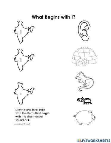 Short Vowel Ii (initial sound)