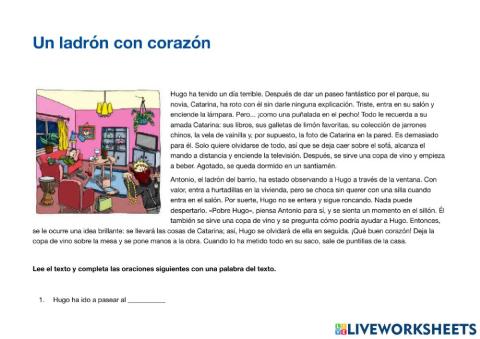 Un ladrón con corazón