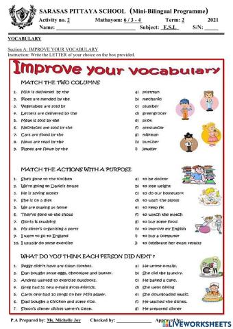 Improve Your Vocabulary