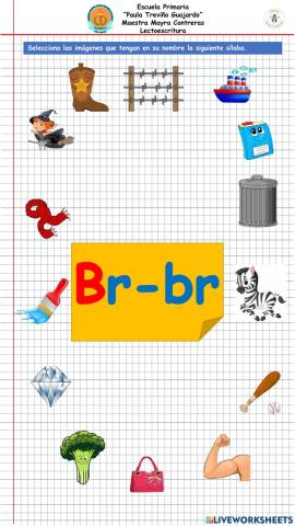 Sílabas trabadas Br