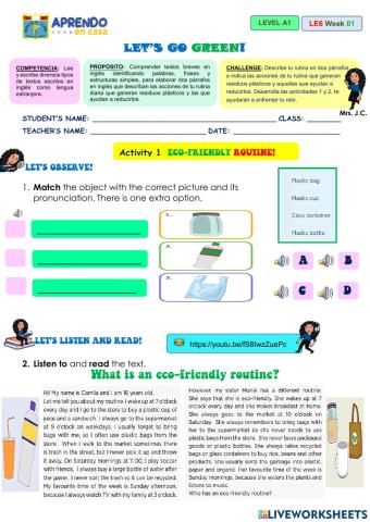 Eco-friendly Routine!