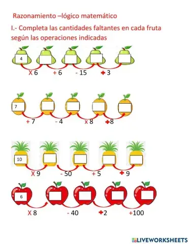 Ejercicios de razonamiento logico