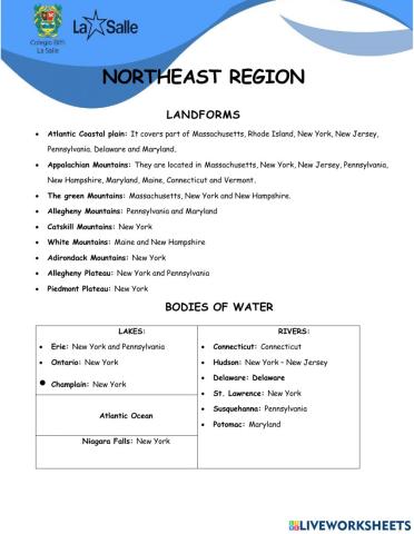 Northeast region