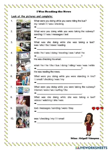 I Was Reading the News