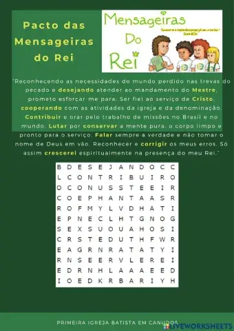 Pacto das Mensageiras do Rei