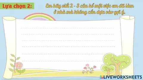 Tập làm văn-Tuần 2-Lựa chọn 2