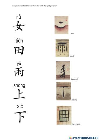 Simple Chinese Characters
