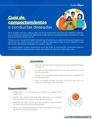 Guía de comportamientos