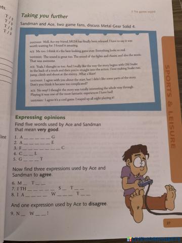 Reading Excersise Page27