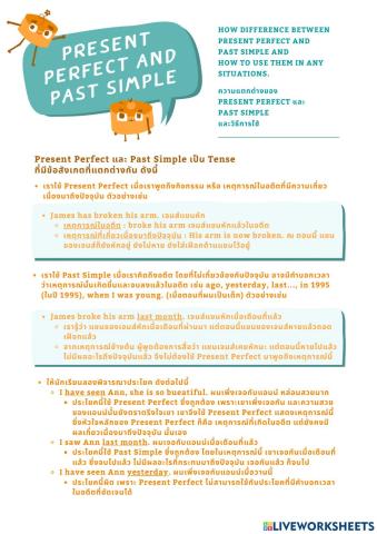 Present Perfect and Past Simple