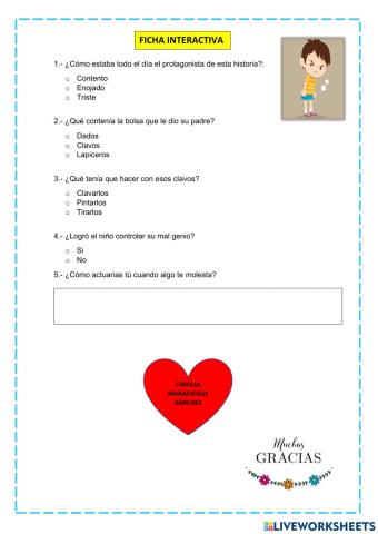 El niño y los clavos