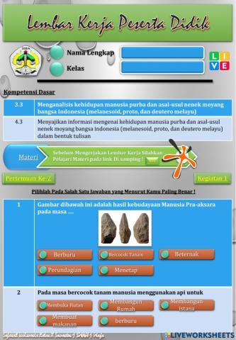 Sejarah indonesia x ips kd 3.3 Pertemuan 2