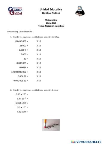 Notación Científica