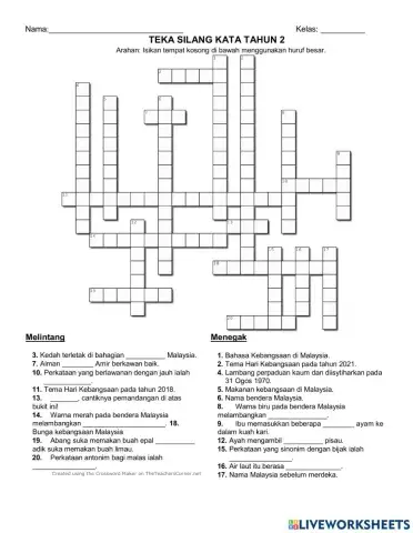 Teka silang kata tahun 2