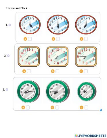 Tieng Anh 4 Unit 11 Listening