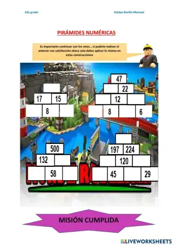 Pirámides numéricas