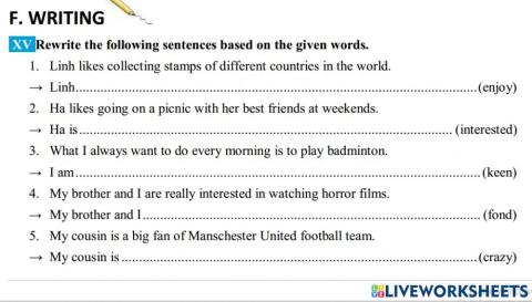 Grade 7. Unit 1. Hobbies. Big 4 bài 15