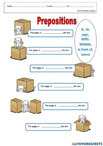 Preposition of place 2