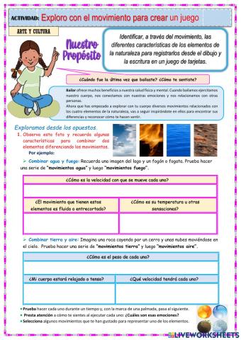 Exploro con el movimiento para crear un juego