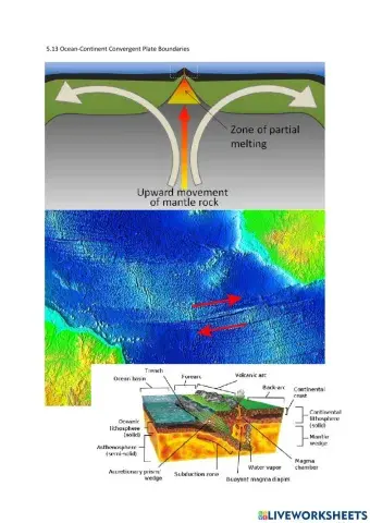 5.13 Ocean-Continent Convergent Plate Boundaries