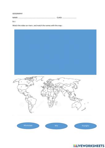 Geography - rivers