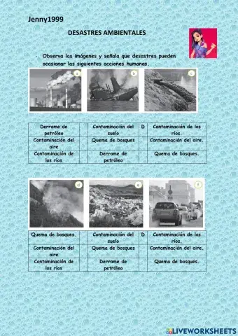 Desastres ambientales