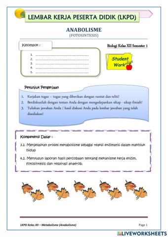 LKPD Anabolisme