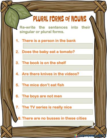 Plural of Nouns