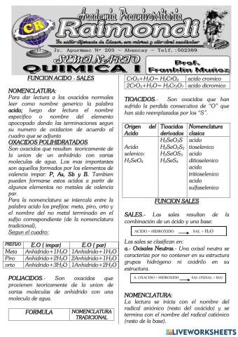 Nomenclatura inorganica