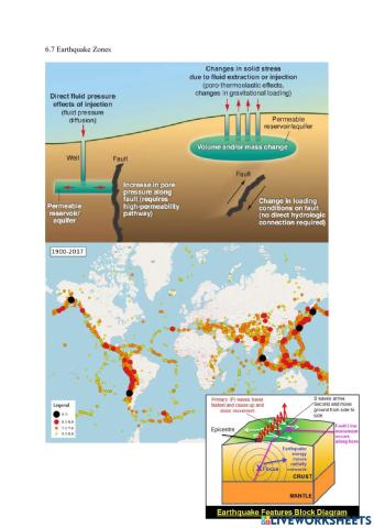6.7 Earthquake Zones