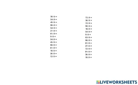 Деление на 9