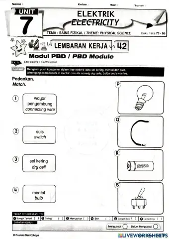 Science year 2: electric