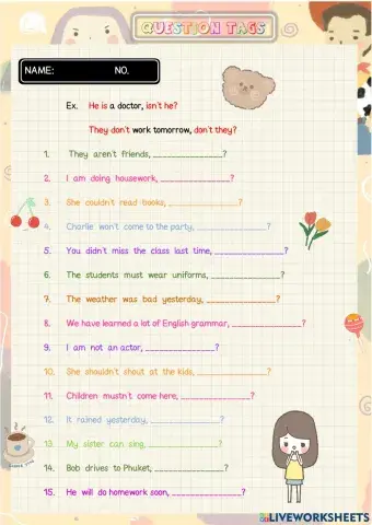 Questiontags Homework