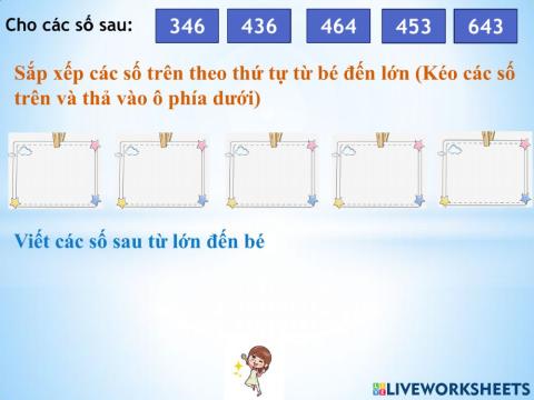 Sắp xếp số