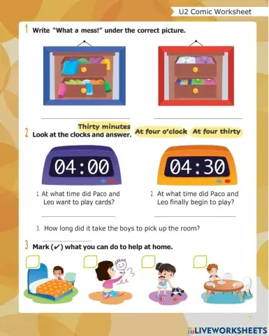 C02 - Comic Worksheet