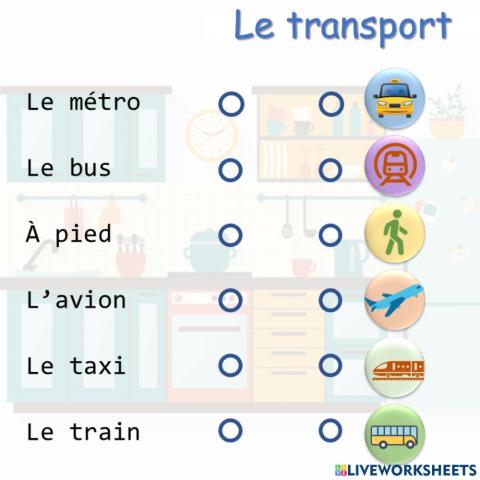 Mot transparent 3 transports