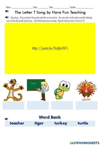 Meet the Letter T! (0) - The Letter T Song by Have Fun Teaching