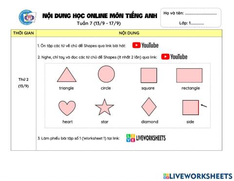 W7- Hướng dẫn học