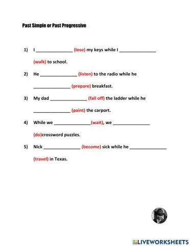 Past Simple or Past Progressive