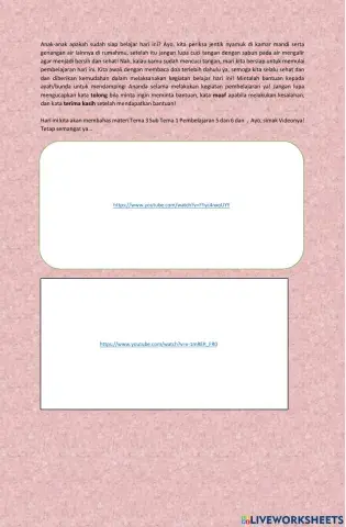 Pembahasan Materi Tema 3 Sub tema 1 PB 5 dan 6