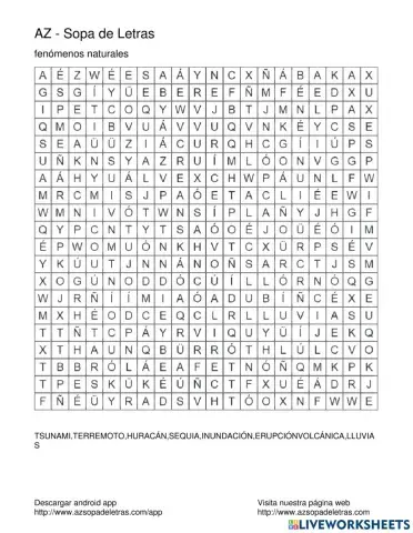 Fenómenos naturales