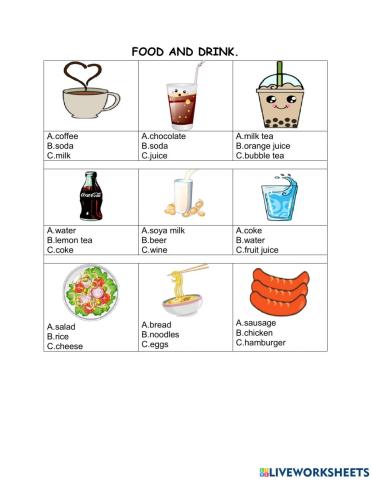 Drink and Food
