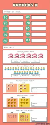 Numbers from 1 to 100