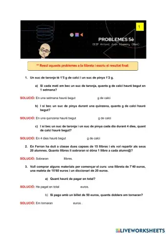 Problemes cinquè (1)