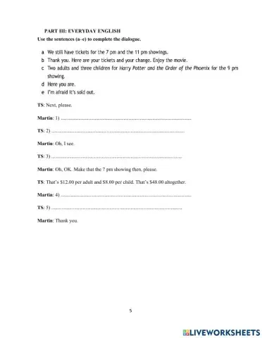DS - Access 3 - Test 4 Reading